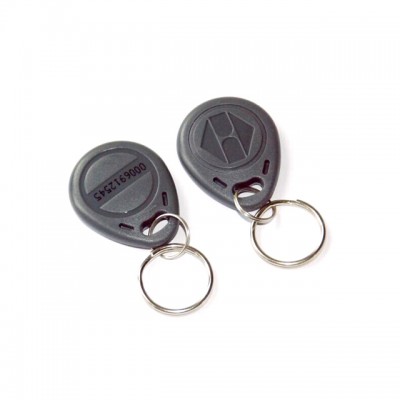 Apartment security T5577 RFID key tag laser number ABS RFID key fob programmed RFID key fob